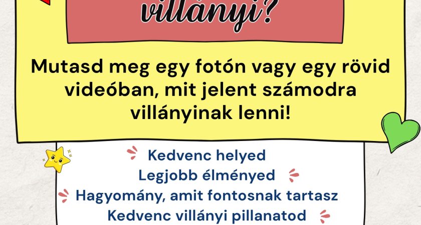 Mitől vagy te villányi? – pályázati felhívás